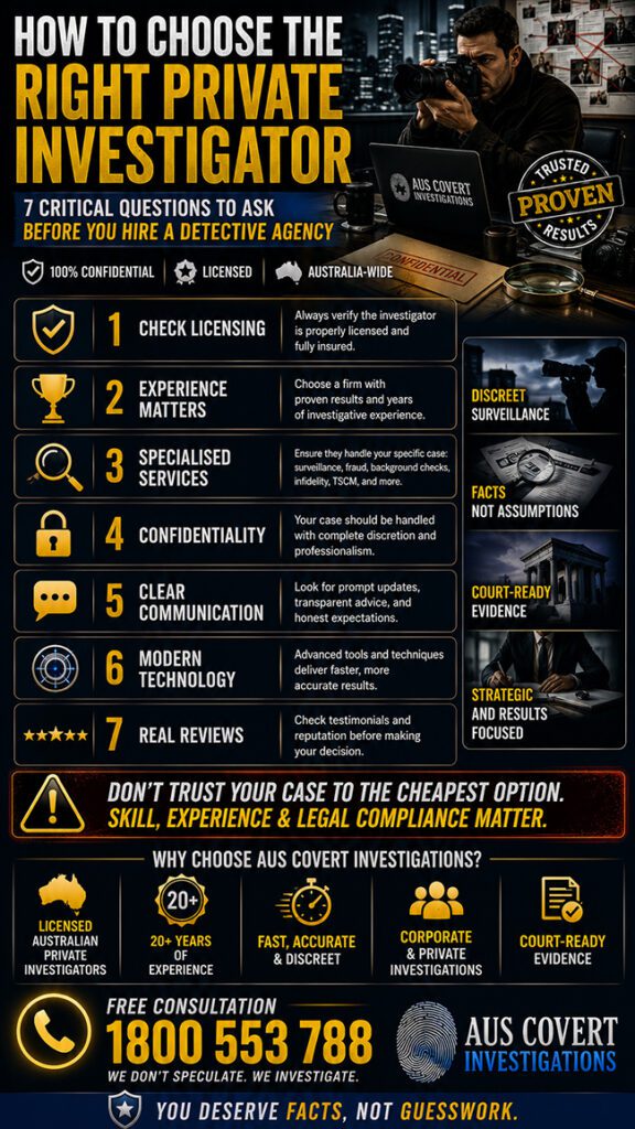 Choose a Private Investigator or Detective Agency