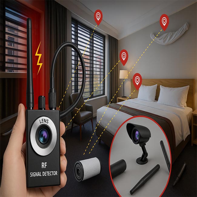 detect hidden devices- tscm