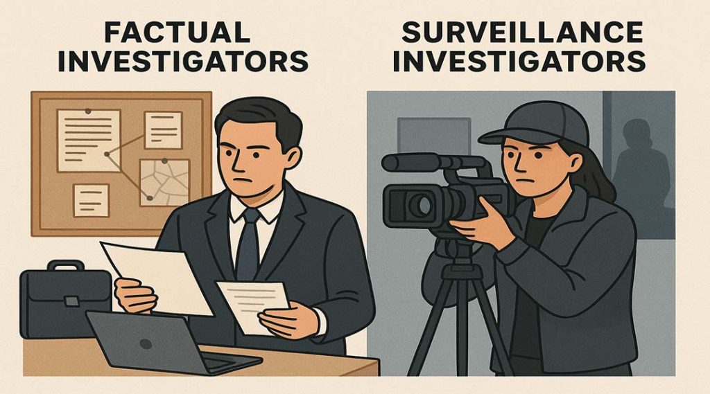 Factual vs. Surveillance Investigators: What’s the Difference and Which Is Right for You