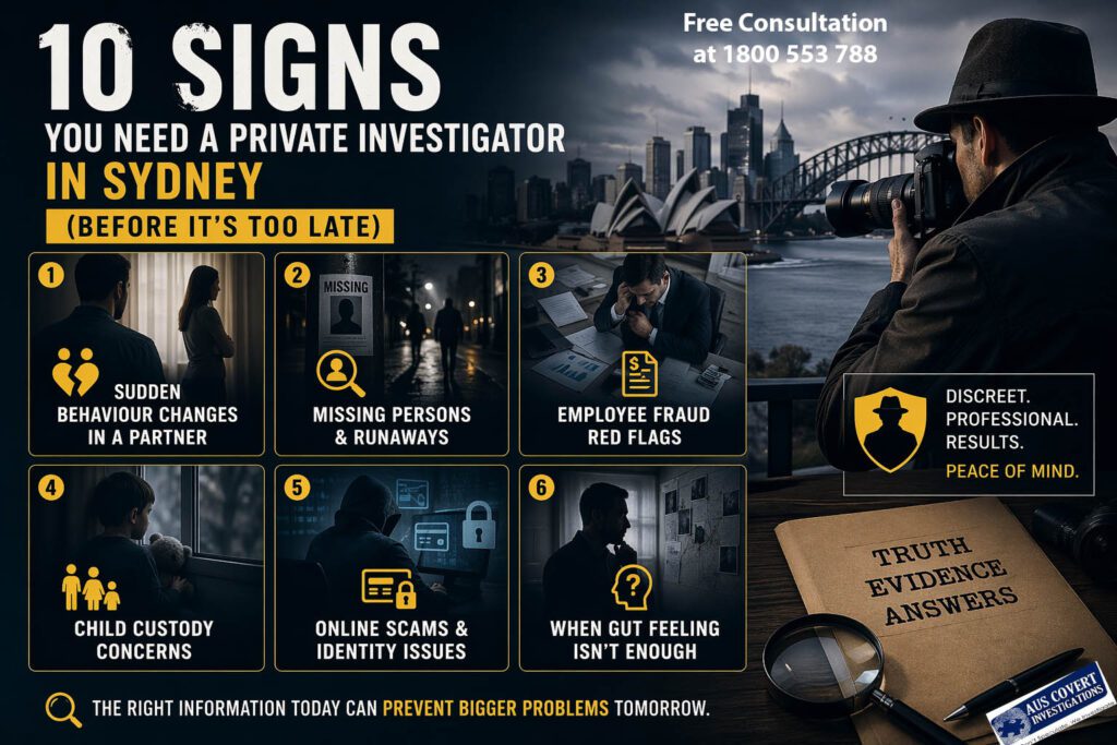 10 Signs You Need a Private Investigator in Sydney