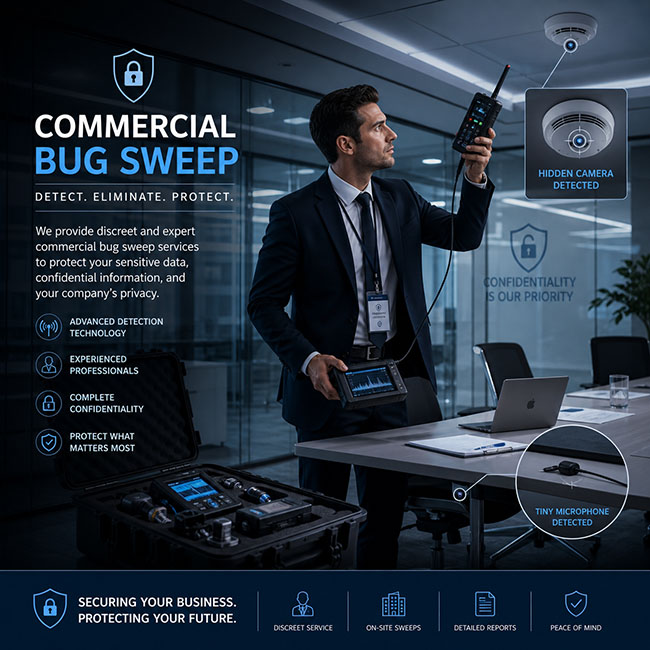 commercial bug sweeps